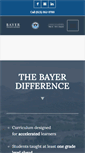 Mobile Screenshot of bayerschool.com